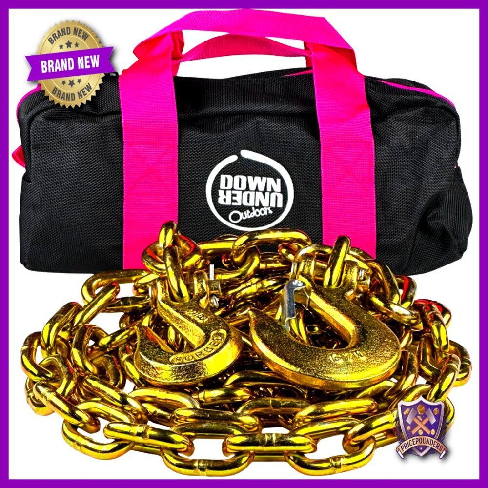 Heavy Duty Recovery Chain Logging Towing Gear With Storage Bag
